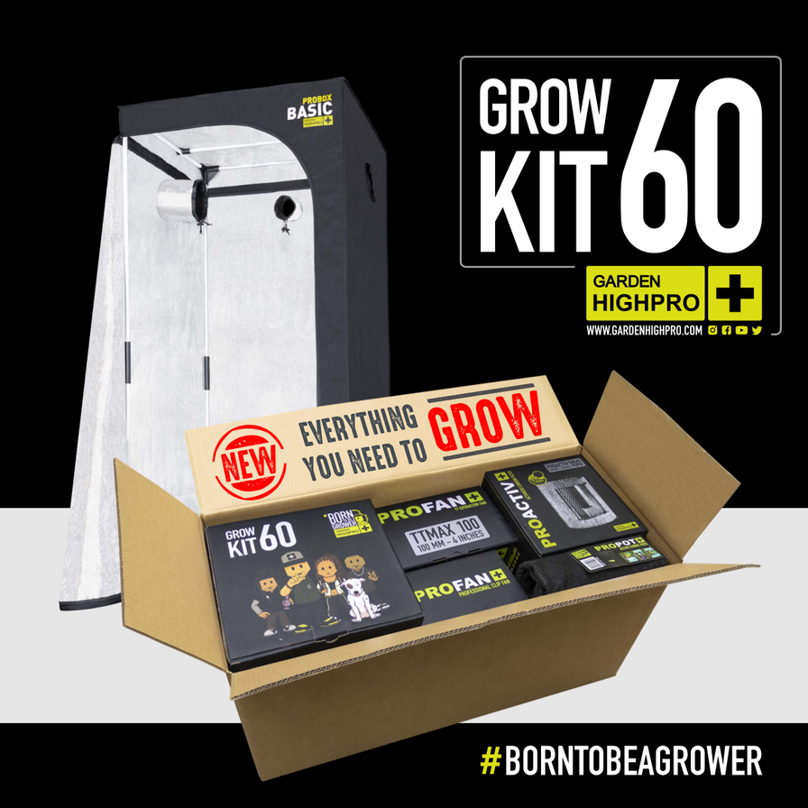 Growbox Komplettset 60x60 Growzubehör Lucky Hemp