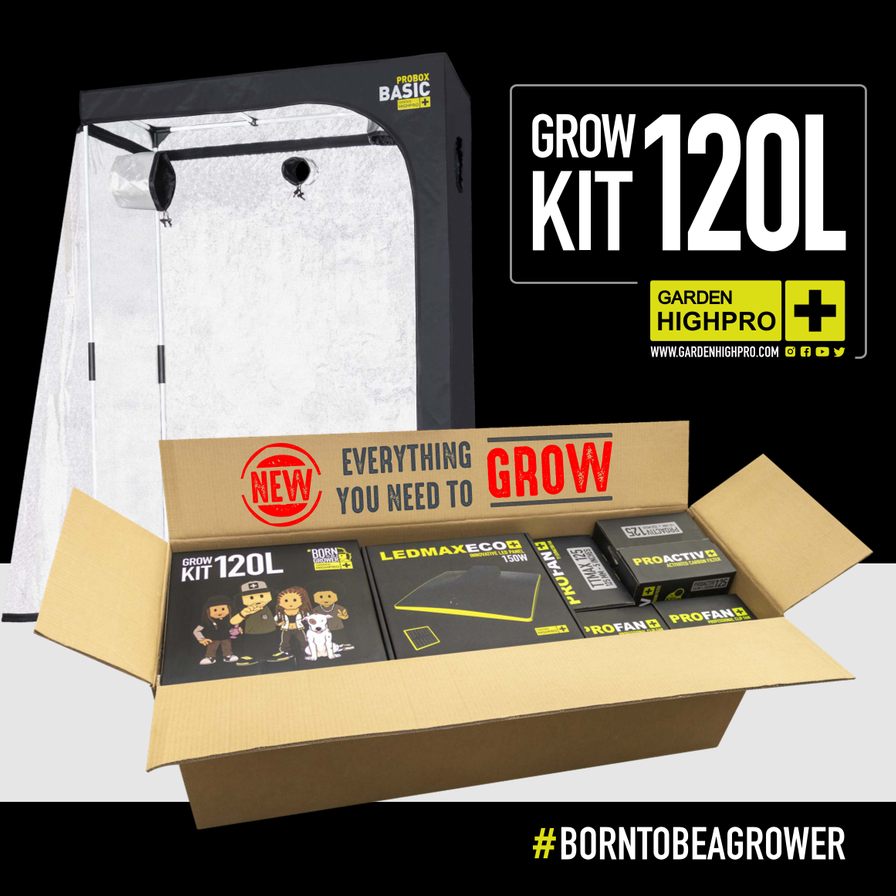 Growbox Komplettset 120x60 Growzubehör Lucky Hemp