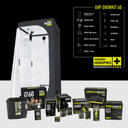 Growbox Komplettset 60x60 Growzubehör Lucky Hemp