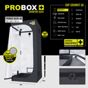 Growbox Komplettset 60x60 Growzubehör Lucky Hemp