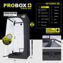 Growbox Komplettset 80x80 Growzubehör Lucky Hemp