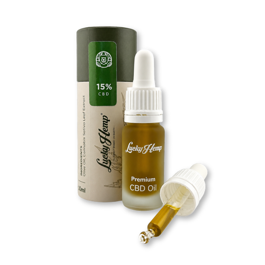15% CBD-Öl Vollspektrum Öle Lucky Hemp