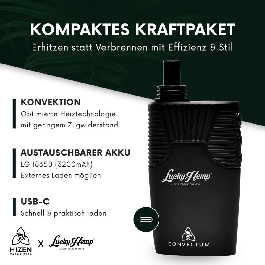 Lucky Hemp x HIZEN Convectum Vaporizer Zubehör Lucky Hemp