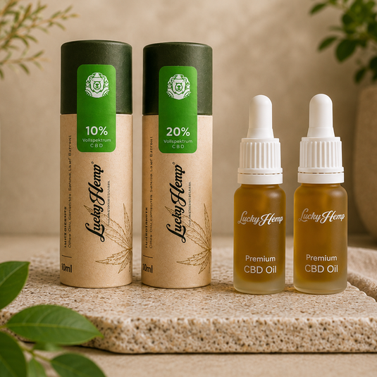 Öl-Set 10% + 20% Vollspektrum CBD-Öle Öle Lucky Hemp