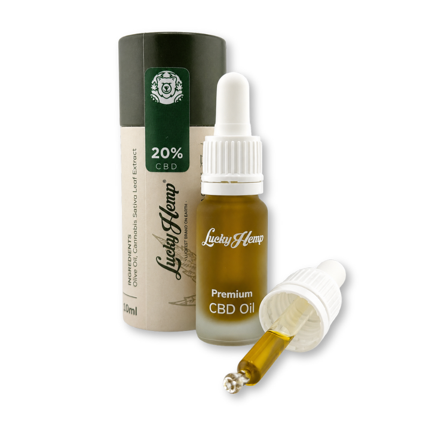 20% CBD-Öl Vollspektrum Öle Lucky Hemp