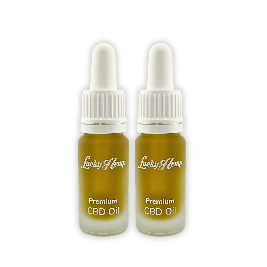 5% CBD-Öl Vollspektrum Öle Lucky Hemp 2x 10ml