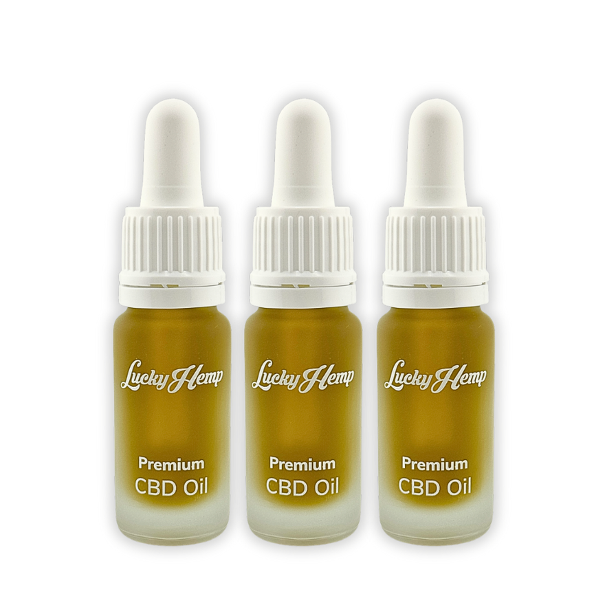30% Cannabinoid-Öl Öle Lucky Hemp 3x 10ml