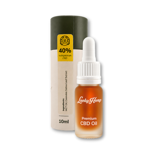 40% CBD Öl Vollspektrum MCT Öle Lucky Hemp