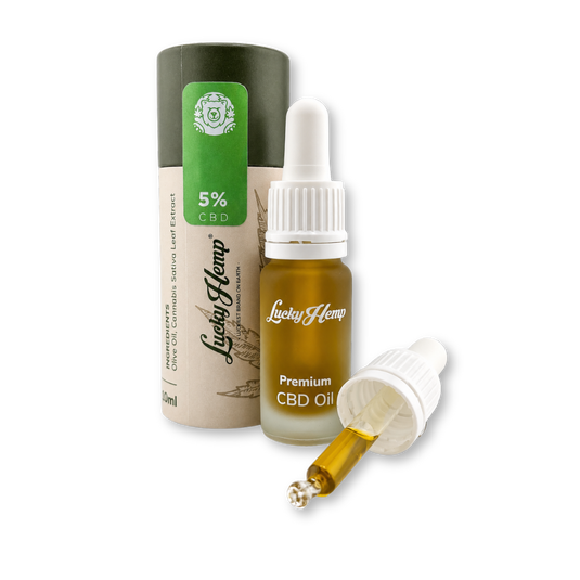 5% CBD-Öl Vollspektrum Öle Lucky Hemp