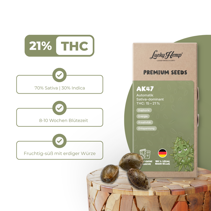 AK47 Samen Automatik Samen Lucky Hemp