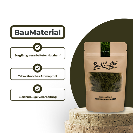 BauMaterial hanfzigaretten Lucky Hemp