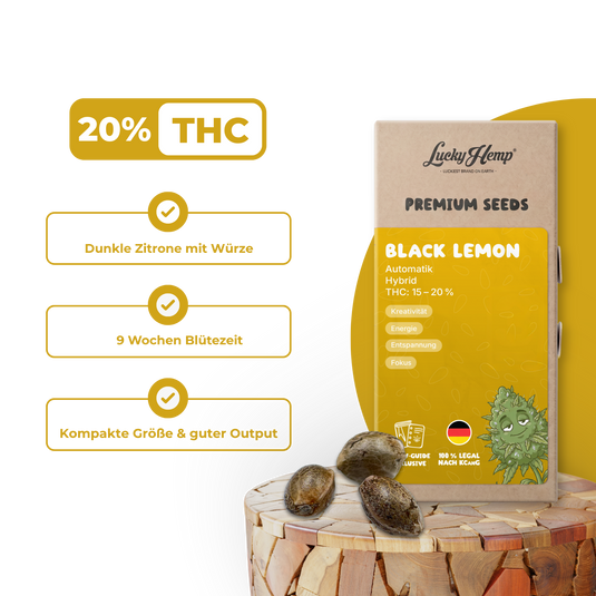 Black Lemon Samen Automatik Samen Lucky Hemp