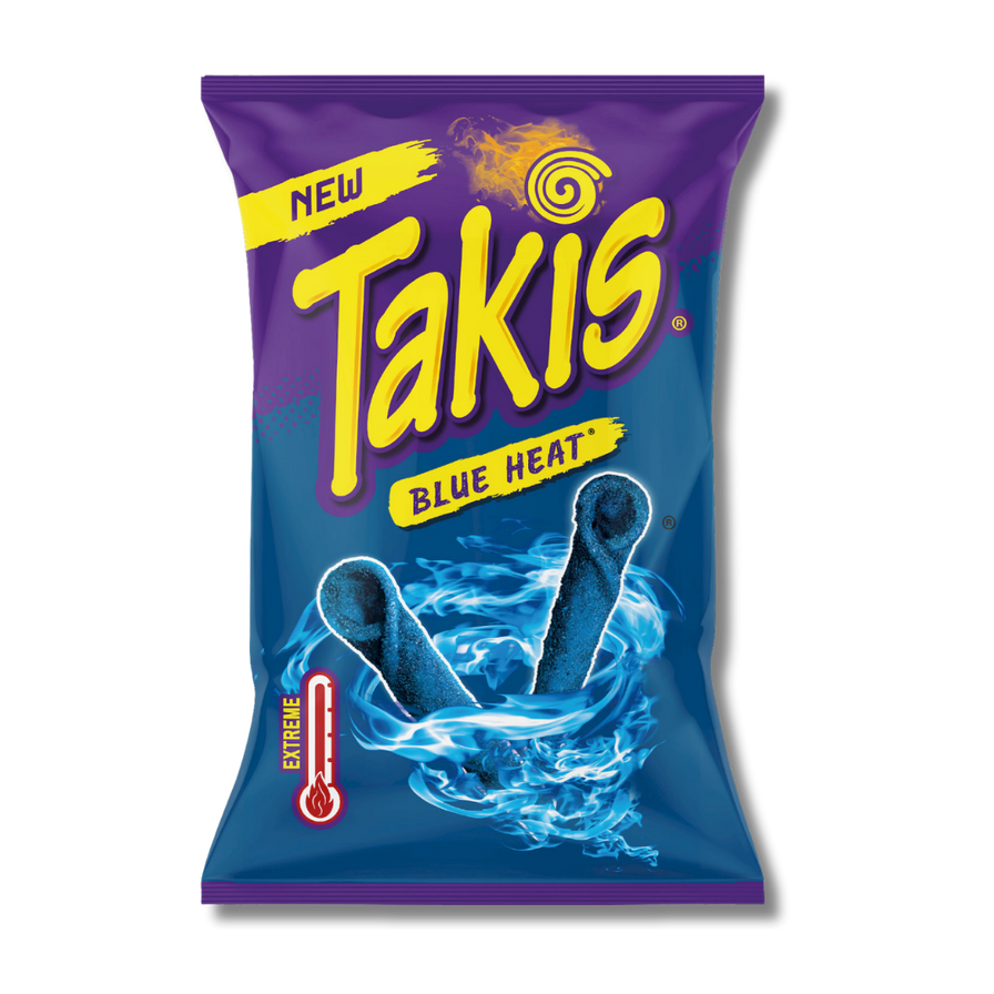 Takis Chips snacks Lucky Hemp Blue Heat