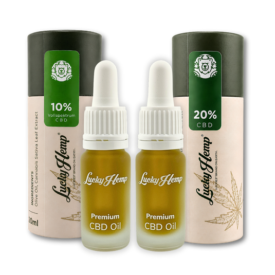 Öl-Set 10% + 20% Vollspektrum CBD-Öle Öle Lucky Hemp