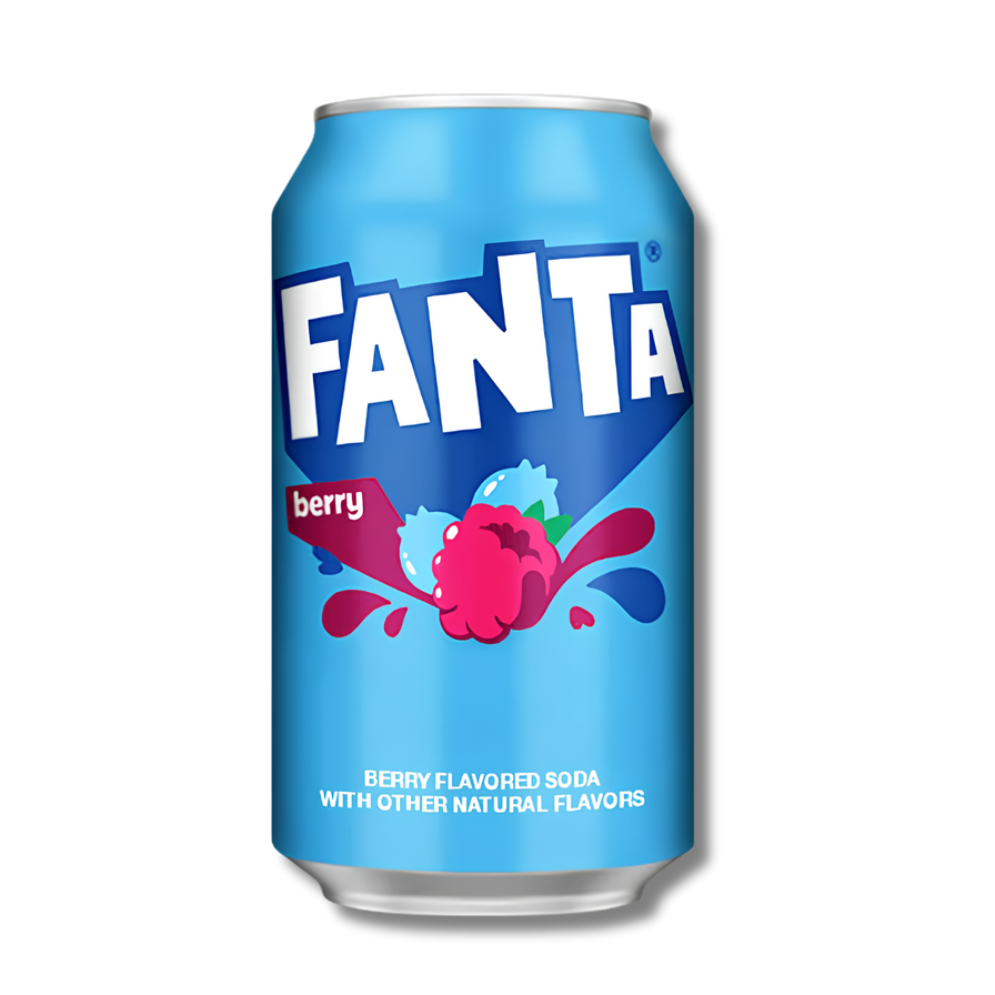 Softdrinks snacks Lucky Hemp Fanta Berry