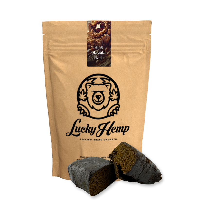 King Hazula Hash Ökopack Blüten Lucky Hemp