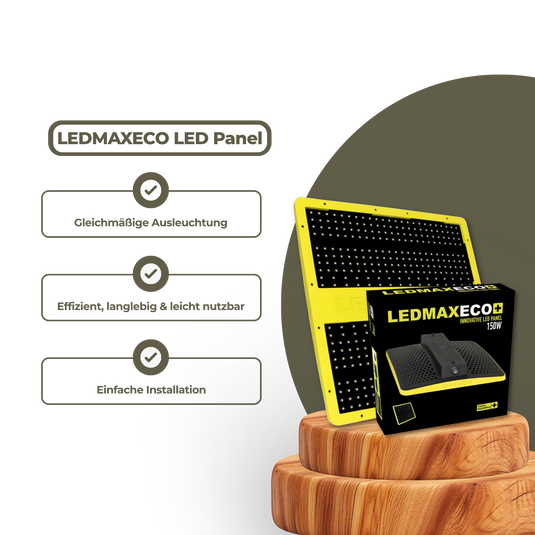 LEDMAXECO LED Panel Growzubehör Lucky Hemp