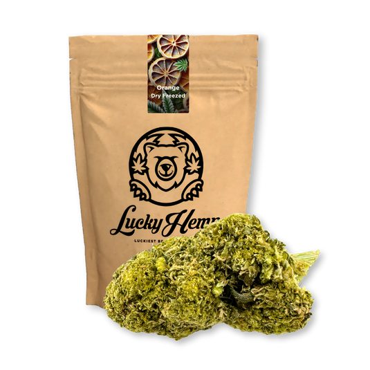 Orange Dry Freezed Ökopack Blüten Lucky Hemp