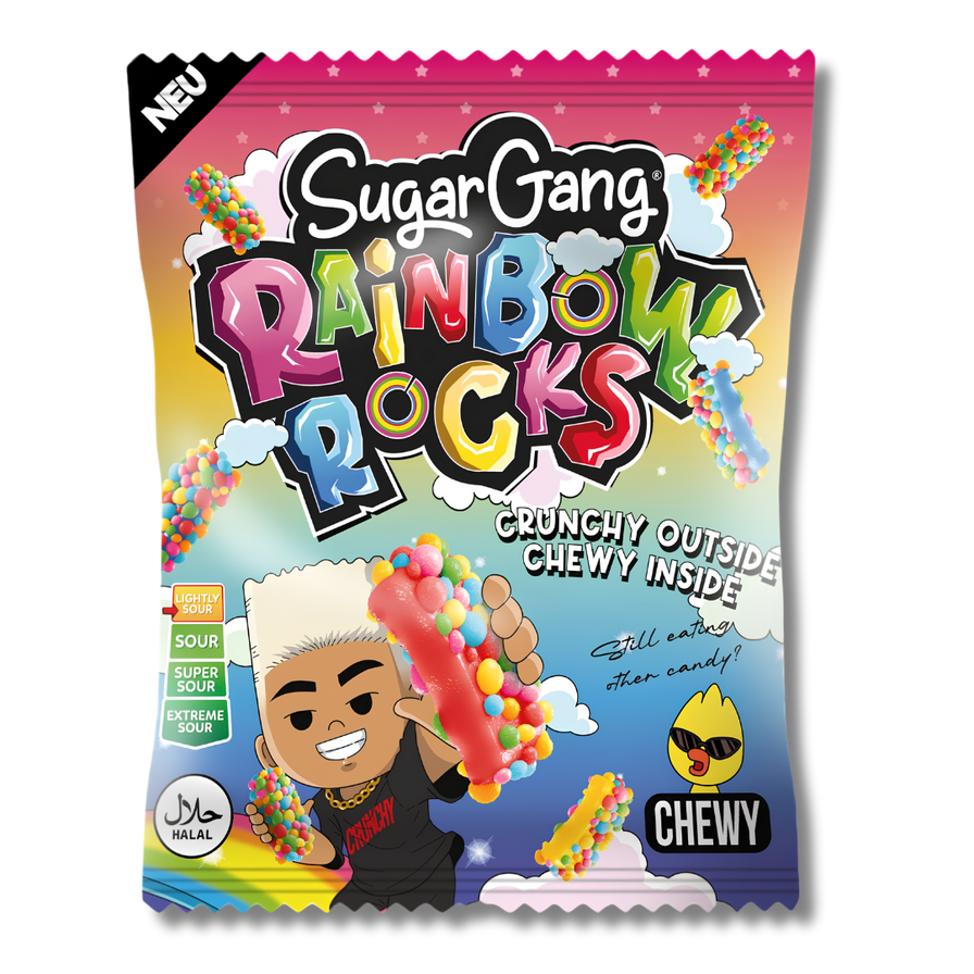 SugarGang Gummies snacks Lucky Hemp Rainbow Rocks