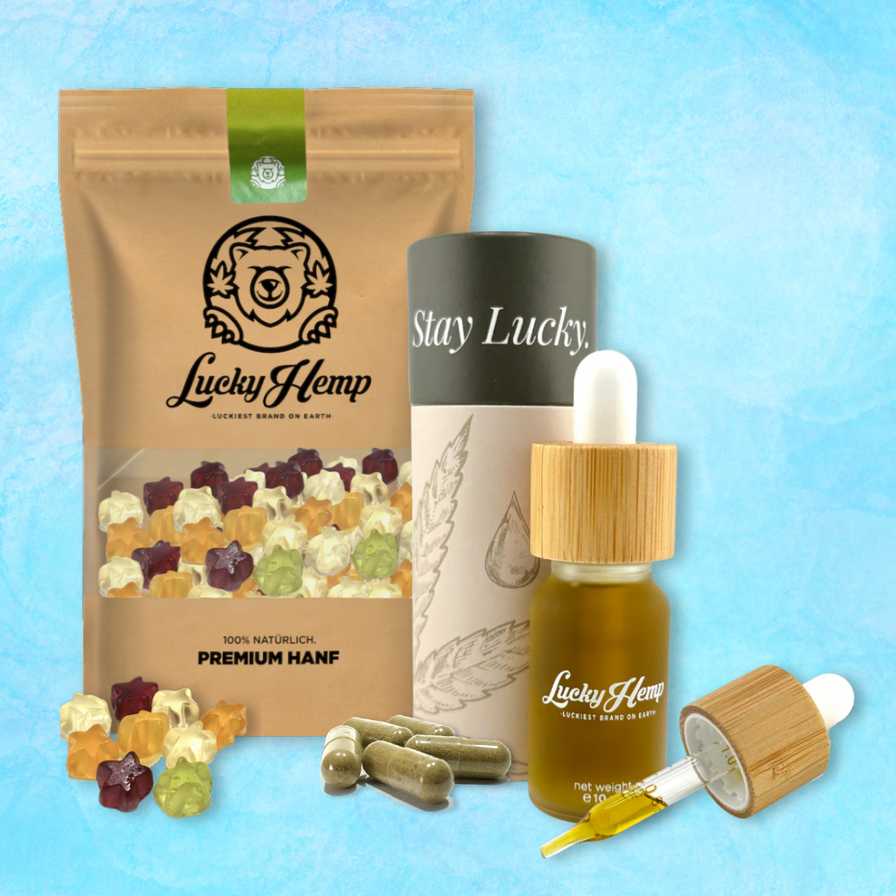 Schlaf + Relax Bundle Blüten Lucky Hemp
