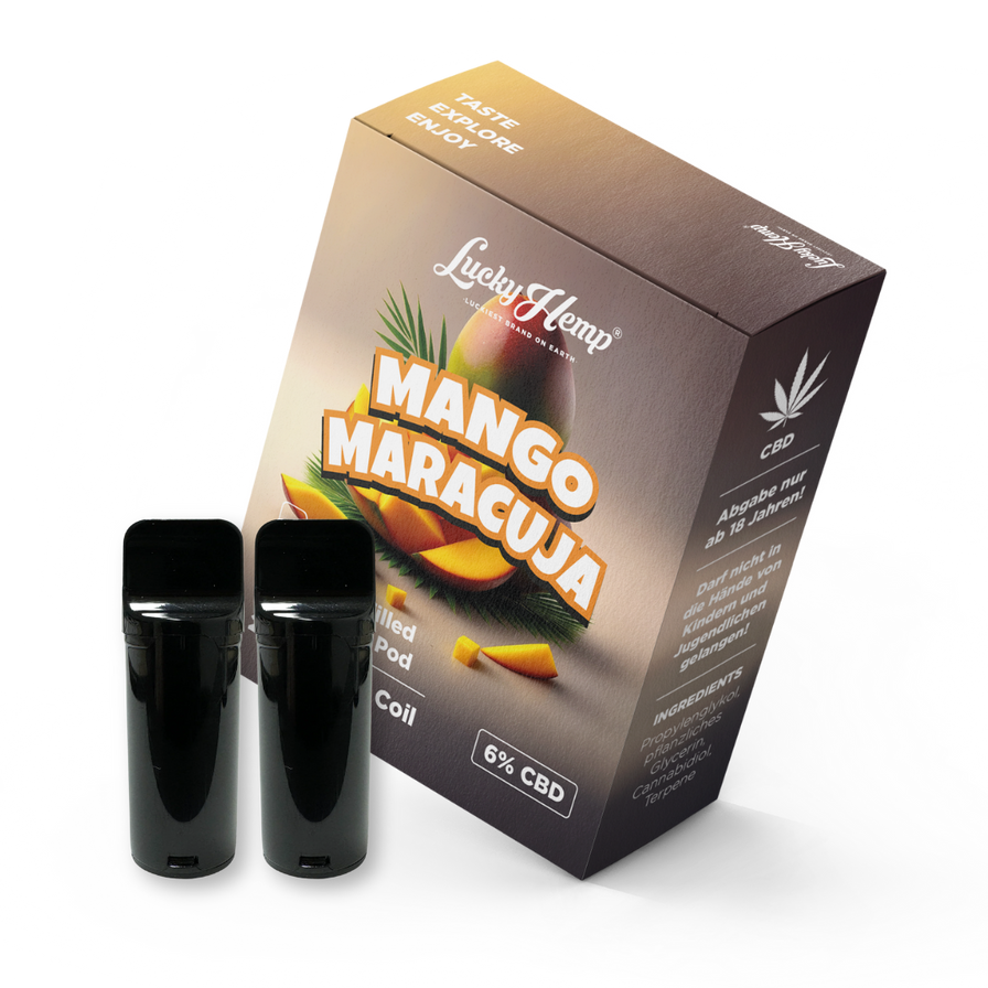 Vape Batterie + 1 x 2er Pods deiner Wahl Vape Pens Lucky Hemp