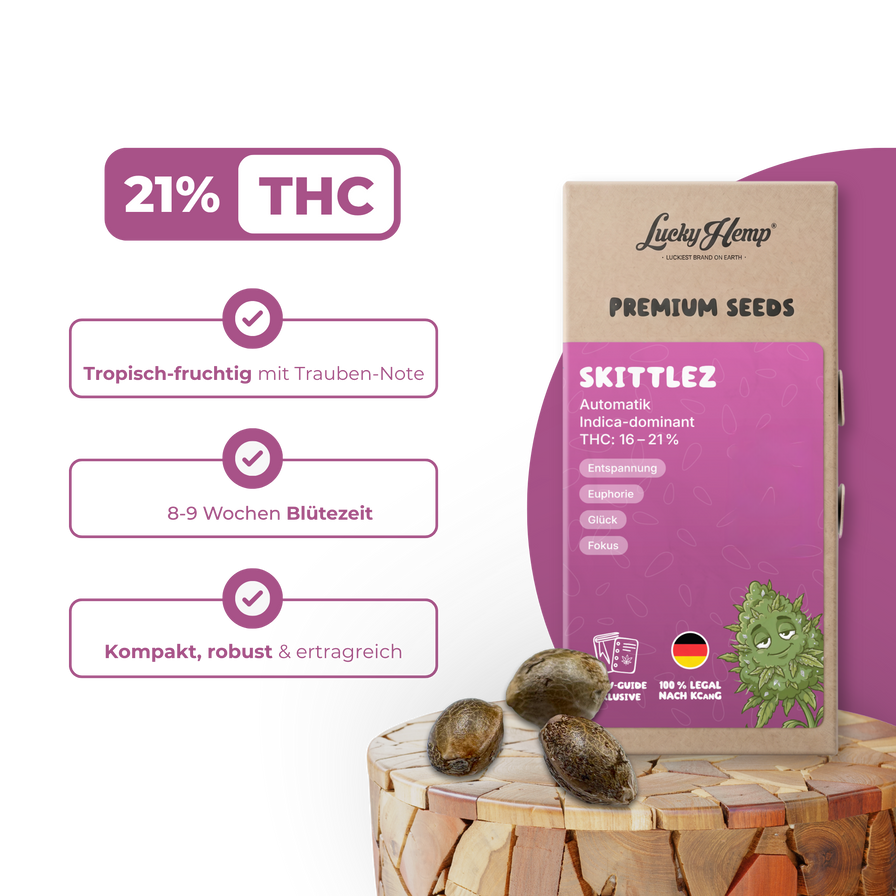 Skittlez Samen Automatik Samen Lucky Hemp