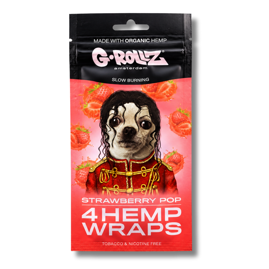 G-Rollz Hanf-Wraps Merchandise Lucky Hemp Strawberry Pop