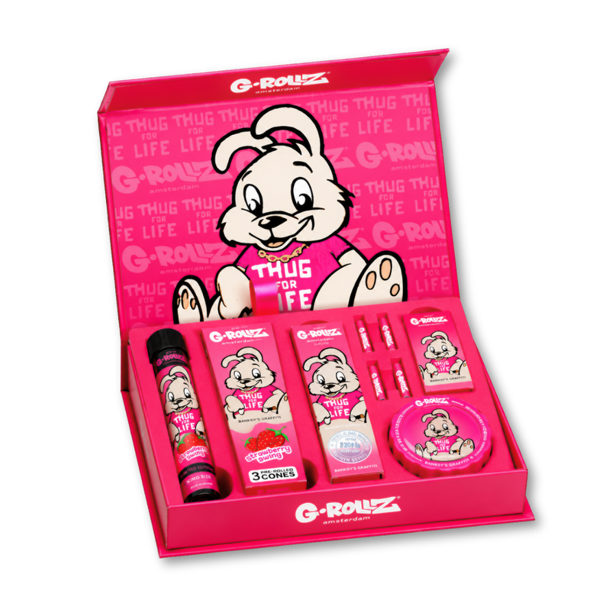 G-Rollz Gift Box XS | 11-teiliges Smoking Set Merchandise Lucky Hemp Thug For Life