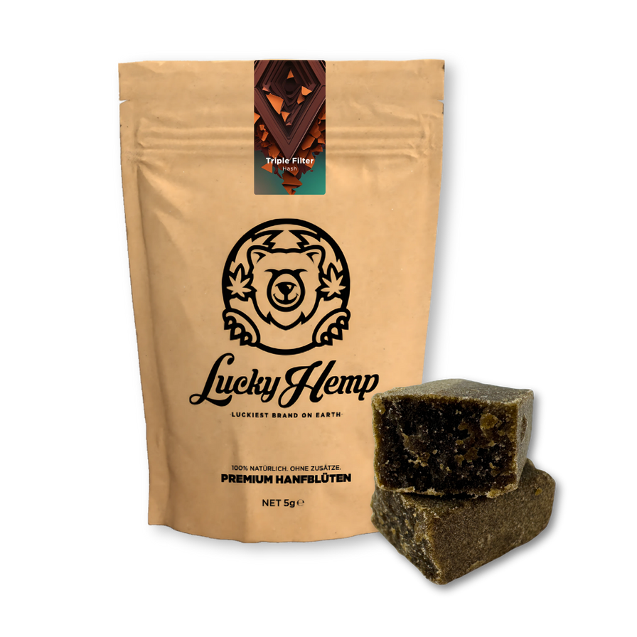 Triple Filter Hash Ökopack Hash Lucky Hemp