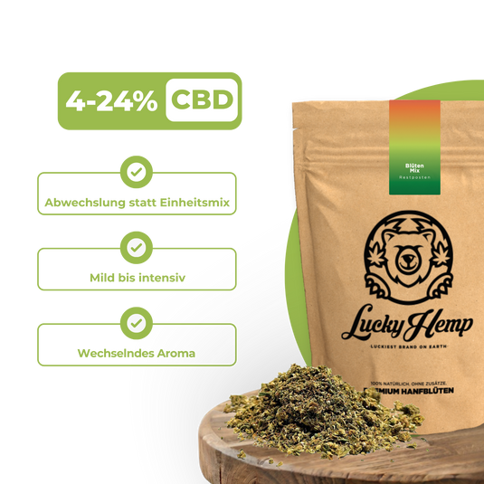Sparfuchs-Bundle Blüten Lucky Hemp