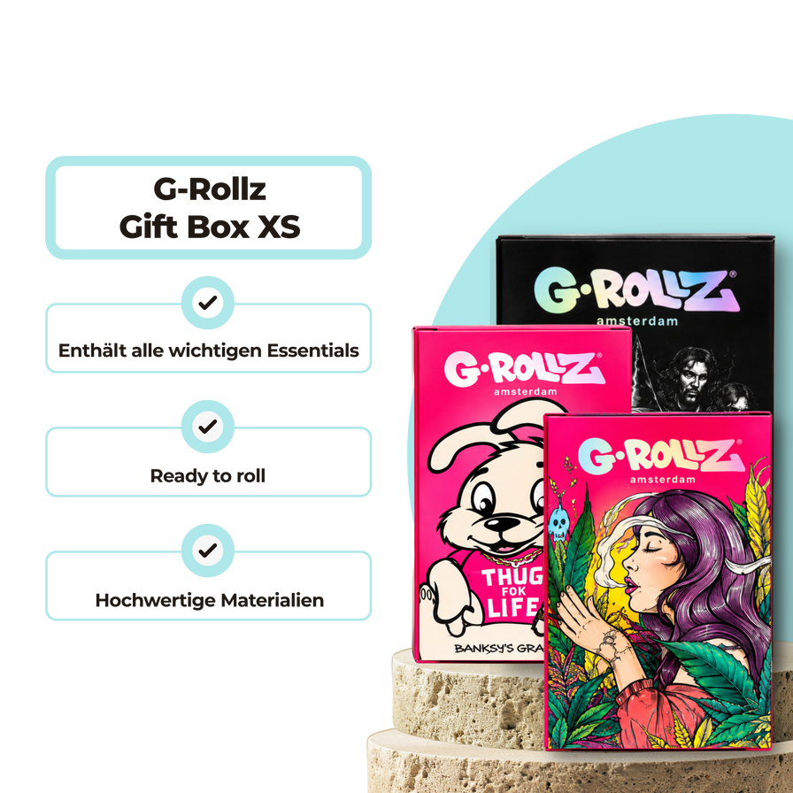 G-Rollz Gift Box XS | 11-teiliges Smoking Set Merchandise Lucky Hemp