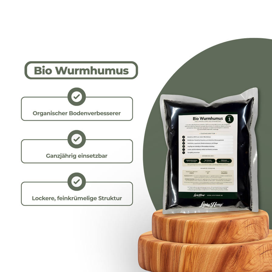 Bio Wurmhumus Growzubehör Green Power