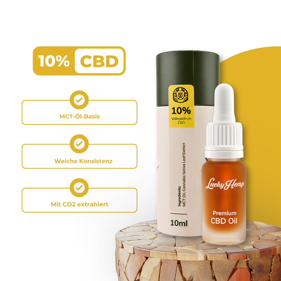 10% CBD Öl Vollspektrum MCT