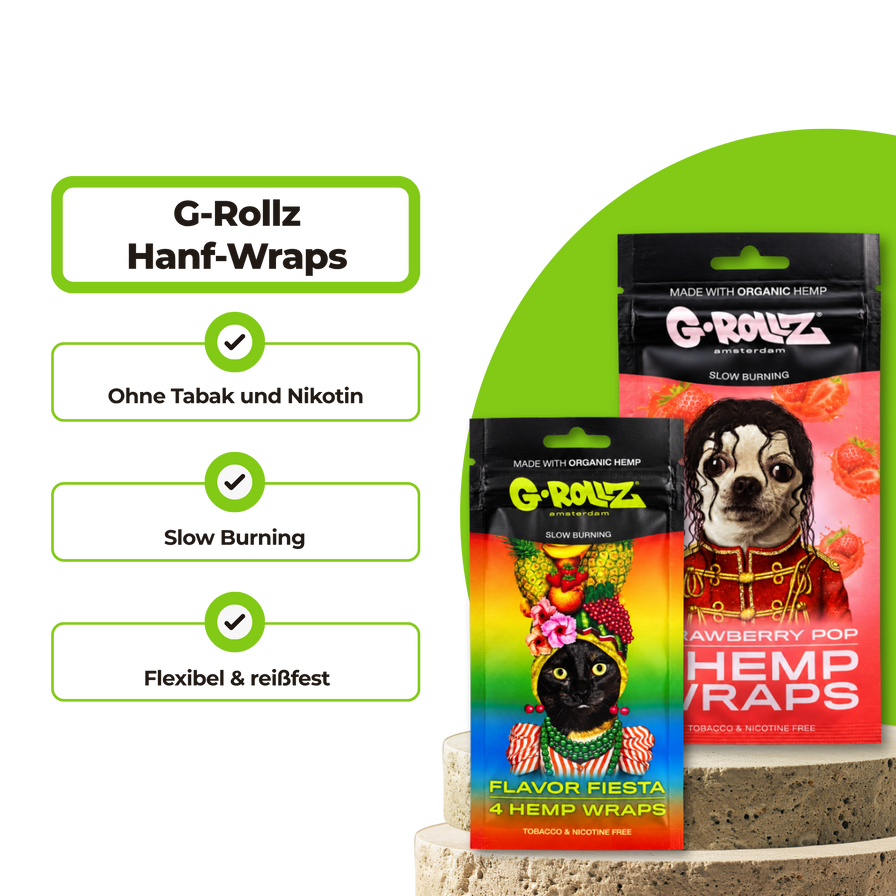 G-Rollz Hanf-Wraps Merchandise Lucky Hemp