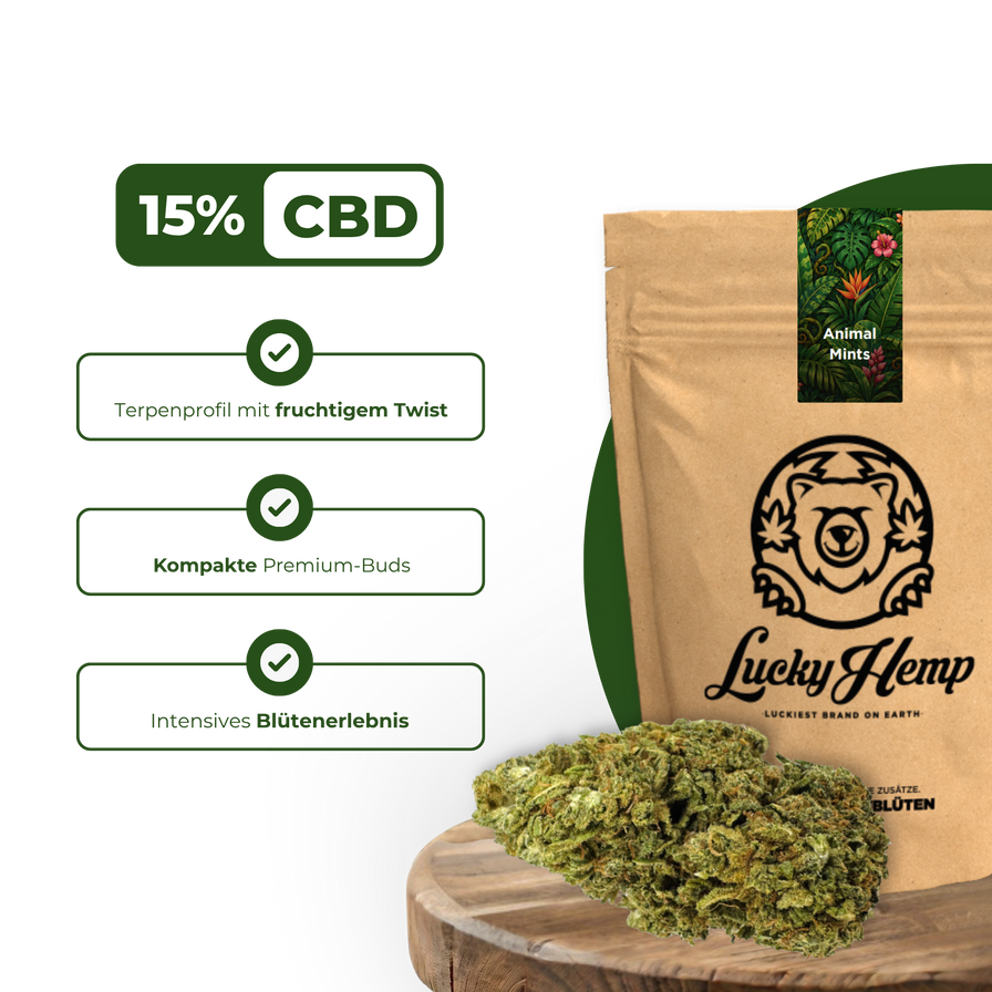Animal Mints Ökopack Blüten Lucky Hemp
