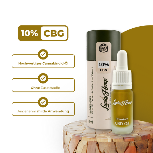 10% CBG-Öl Öle Lucky Hemp