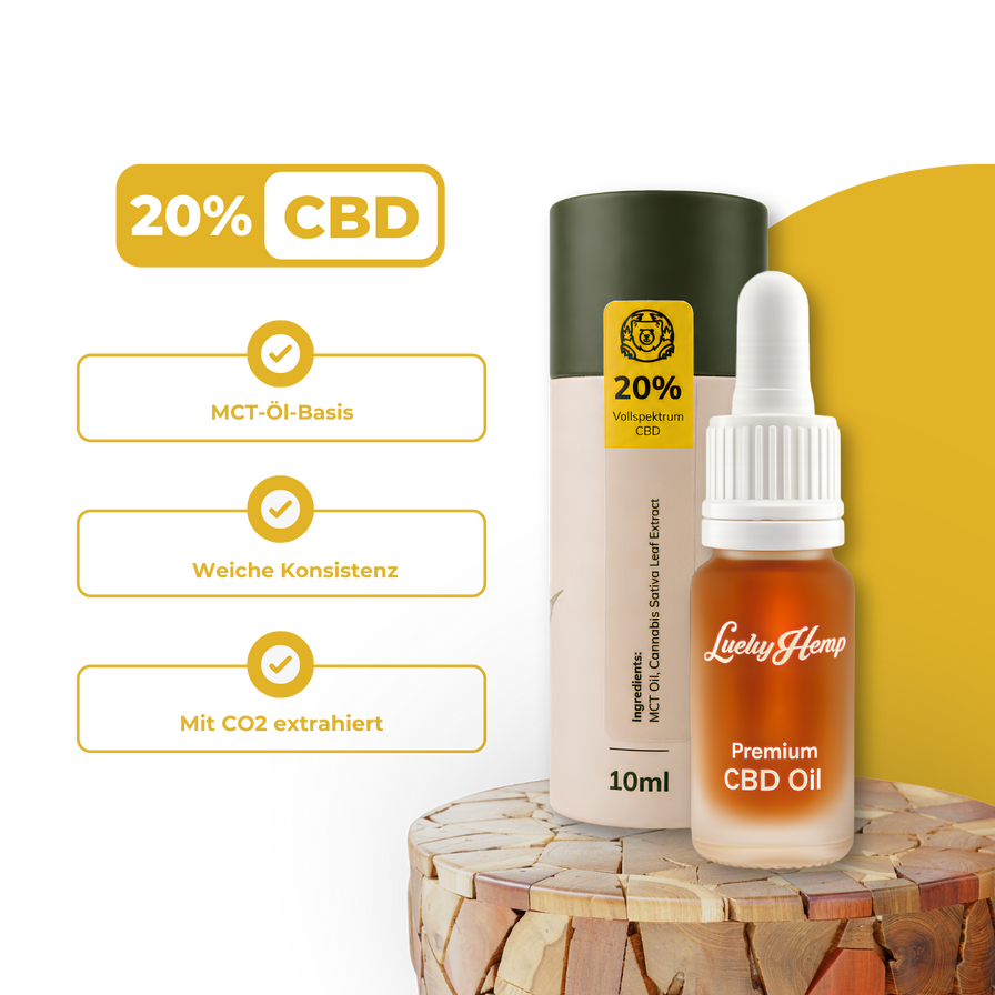 20% CBD Öl Vollspektrum MCT