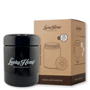 LuckyCure Humidor Glas mit Thermo-Hygrometer Zubehör Lucky Hemp 250ml