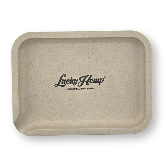 Gratis: Lucky Hemp® Rolling Tray aus Hanf Merchandise Lucky Hemp Grau