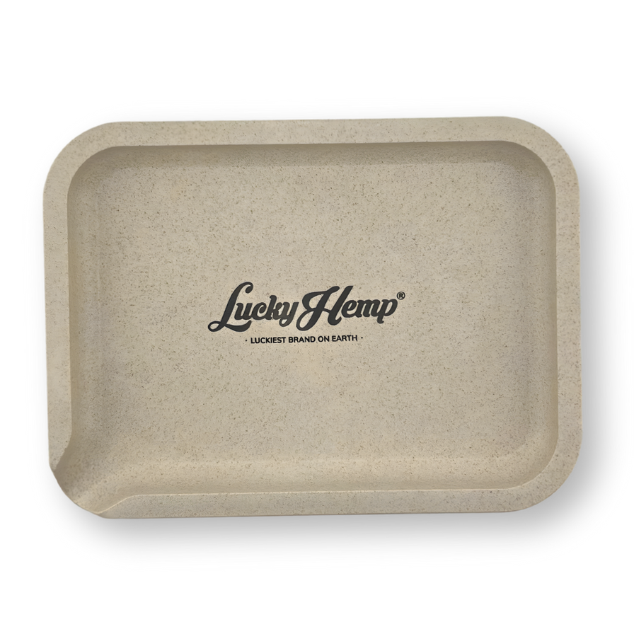 Gratis: Lucky Hemp® Rolling Tray aus Hanf Merchandise Lucky Hemp Grau
