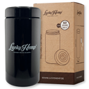 LuckyCure Humidor Glas mit Thermo-Hygrometer Zubehör Lucky Hemp 1000ml