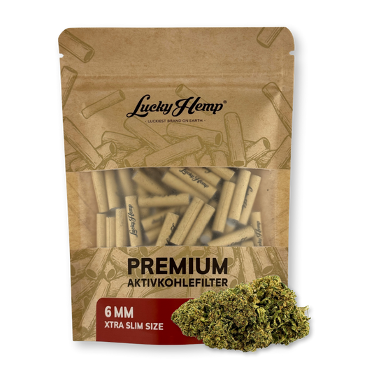 Lucky Hemp® Aktivkohle Filter Xtra Slim Merchandise Lucky Hemp
