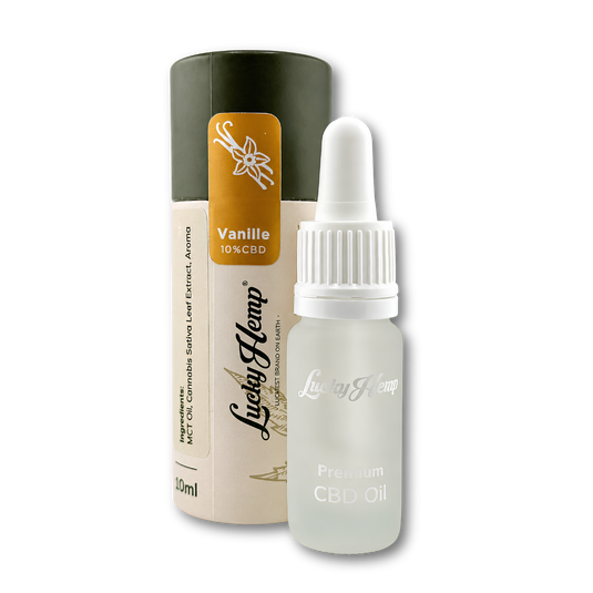 Vanille CBD-Öl 10% Öle Lucky Hemp