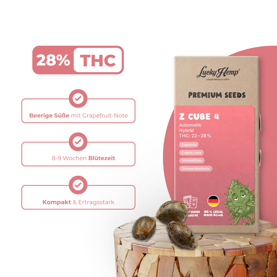 Z Cube 4 Samen Automatik Samen Lucky Hemp