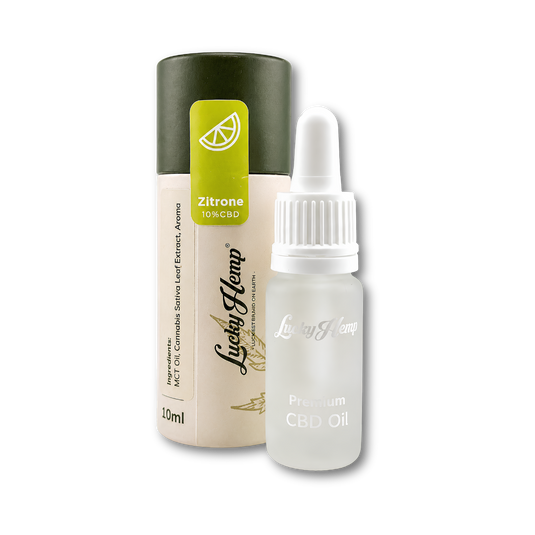 Zitronen CBD-Öl 10% Öle Lucky Hemp