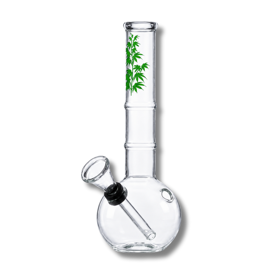 Glasbong mit Kugel 17 cm Merchandise Lucky Hemp