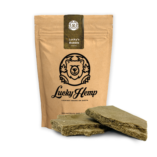 Lucky's Bubble Hash 40% CBD Ökopack Blüten Lucky Hemp