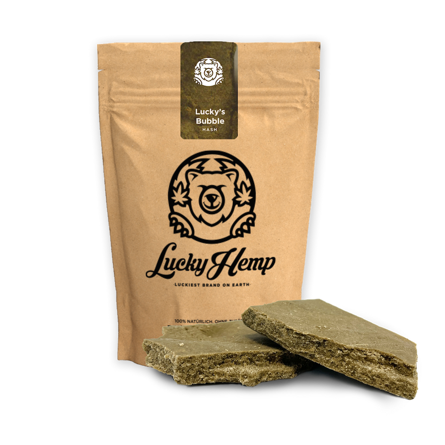 Lucky's Bubble Hash 40% CBD Ökopack Blüten Lucky Hemp