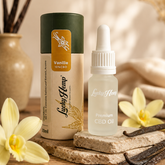 Vanille CBD-Öl 10% Öle Lucky Hemp