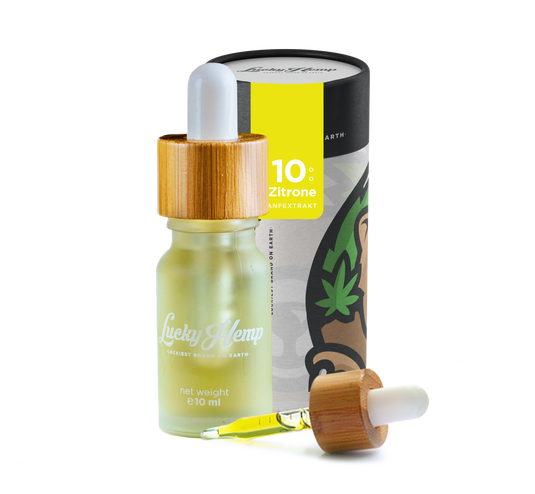Zitronen CBD-Öl 10% Öle Lucky Hemp   